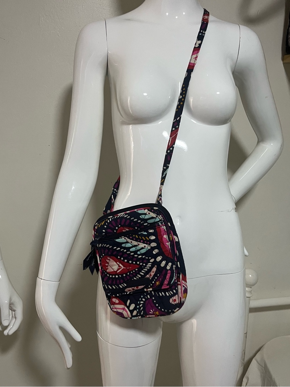 Vera Bradley Painted Paisley Mini Hipster Bag